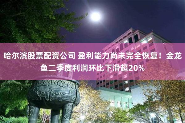 哈尔滨股票配资公司 盈利能力尚未完全恢复！金龙鱼二季度利润环比下滑超20%