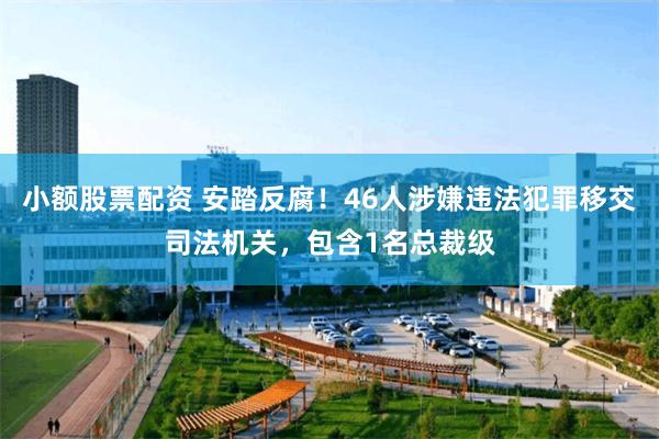 小额股票配资 安踏反腐！46人涉嫌违法犯罪移交司法机关，包含1名总裁级