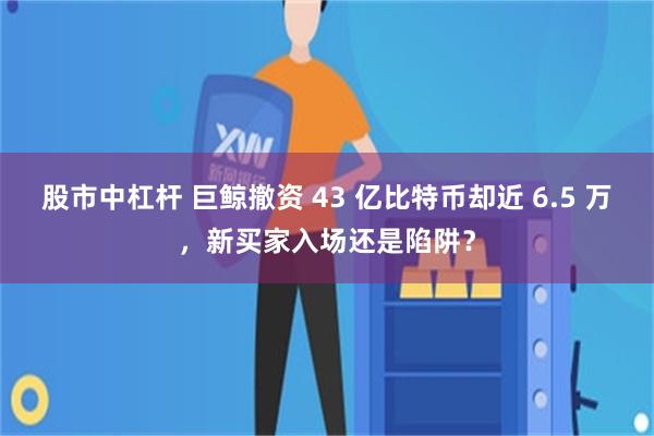 股市中杠杆 巨鲸撤资 43 亿比特币却近 6.5 万，新买家入场还是陷阱？