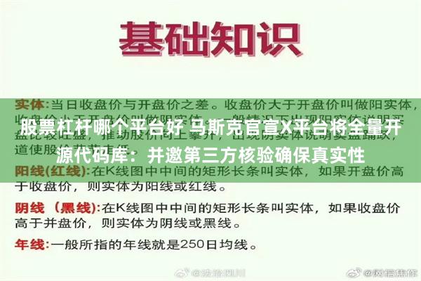 股票杠杆哪个平台好 马斯克官宣X平台将全量开源代码库：并邀第三方核验确保真实性