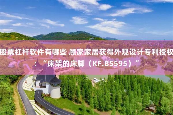 股票杠杆软件有哪些 顾家家居获得外观设计专利授权：“床架的床脚（KF.B5595）”