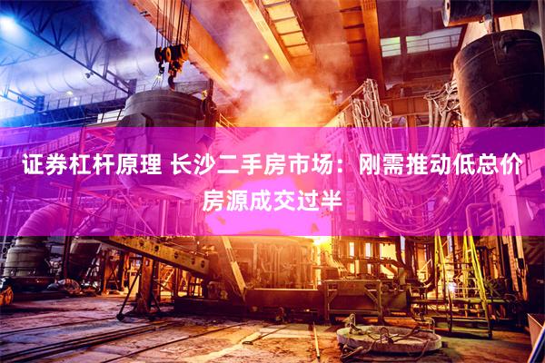 证券杠杆原理 长沙二手房市场：刚需推动低总价房源成交过半