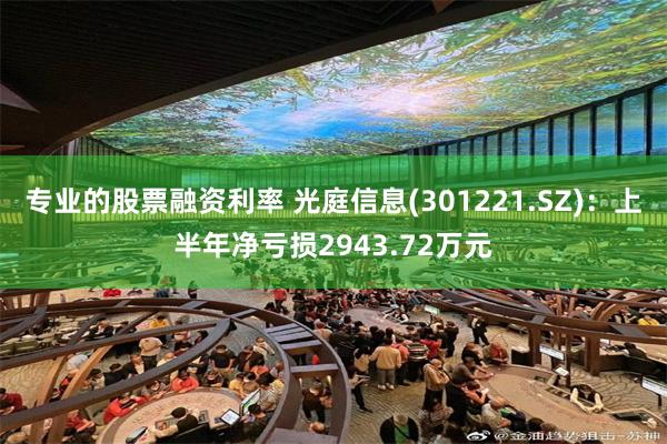 专业的股票融资利率 光庭信息(301221.SZ)：上半年净亏损2943.72万元
