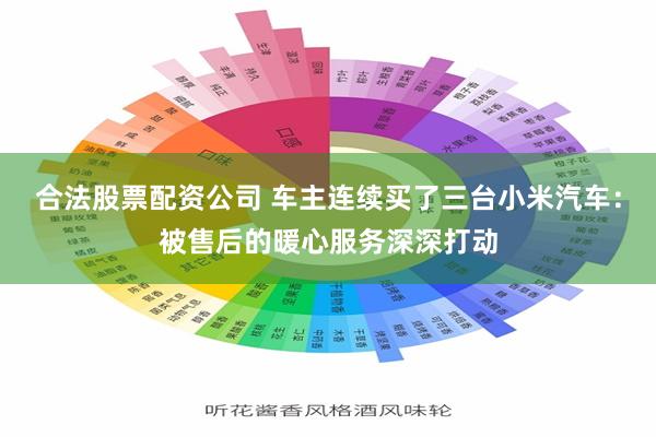 合法股票配资公司 车主连续买了三台小米汽车:被售后的暖心服务深深打动
