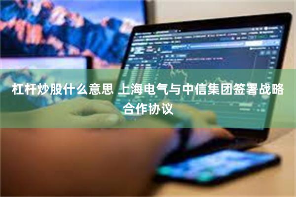 杠杆炒股什么意思 上海电气与中信集团签署战略合作协议