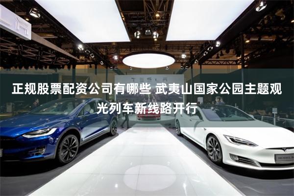 正规股票配资公司有哪些 武夷山国家公园主题观光列车新线路开行